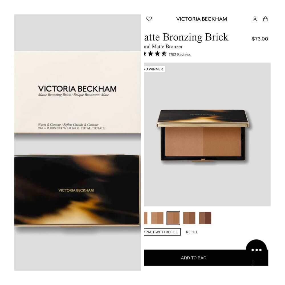 Victoria Beckham Beauty Matte Bronzing Brick - 03 Sand/Sol. NIB. MSRP $73!